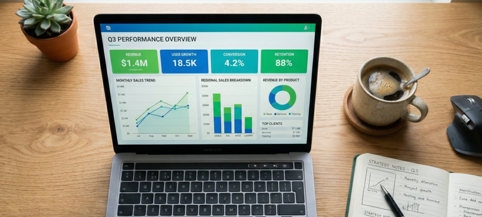 Dashboard SAP Analytics Cloud con inteligencia artificial